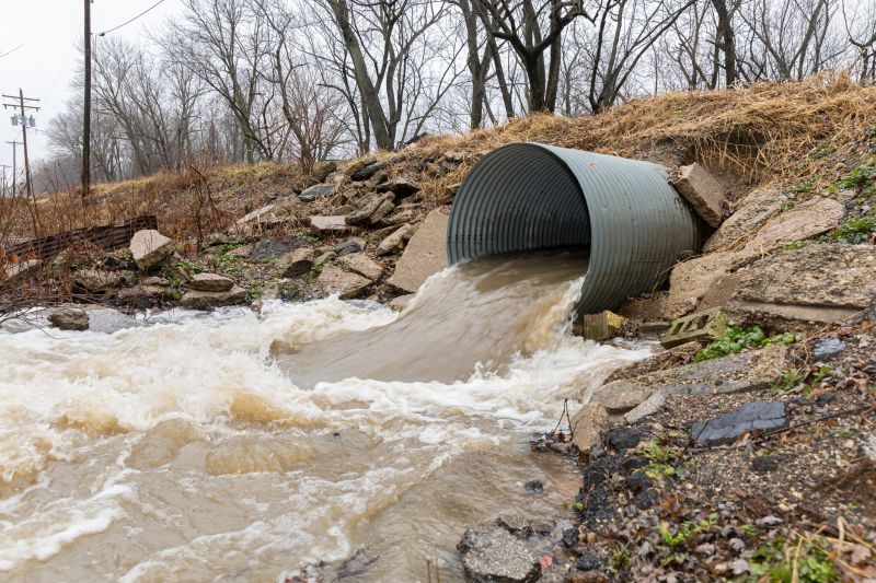 Culvert Pipe Repair in Spring